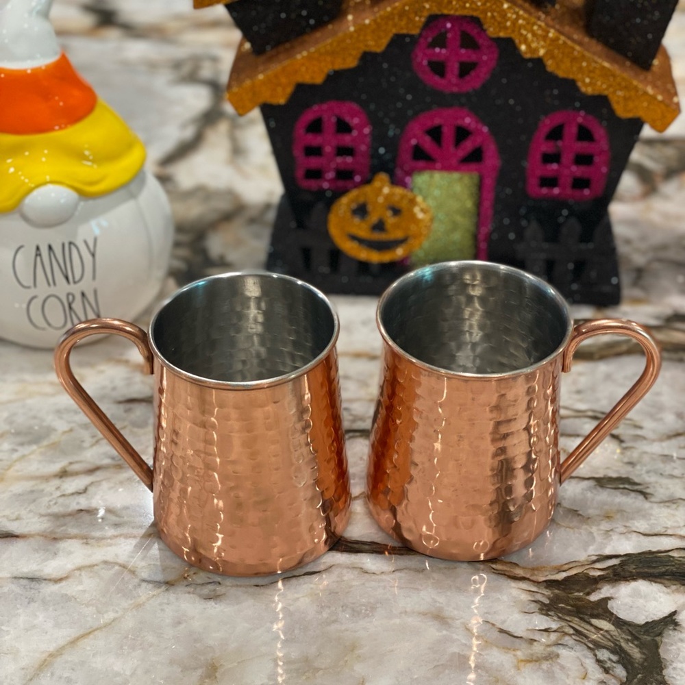 A pair of Moscow Mule Mugs